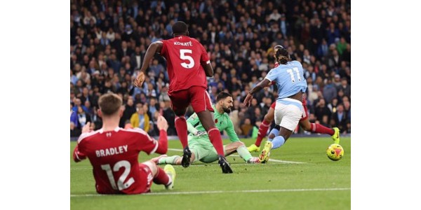 Manchester City hindrade Liverpool från att göra mål Manchester City hindrade Liverpool från att göra mål